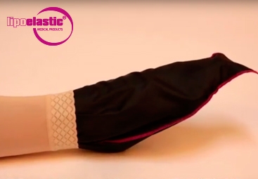 How to use LIPO slide for putting LIPOELASTIC® compression garments on?