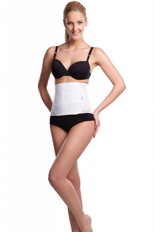 Ceinture abdominale post-partum - BFF Belly Wrap - Crème - L