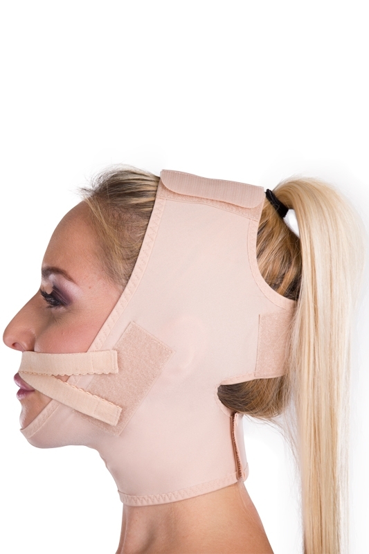 Compression facial garment FM lip lift  - Lipoelastic.com