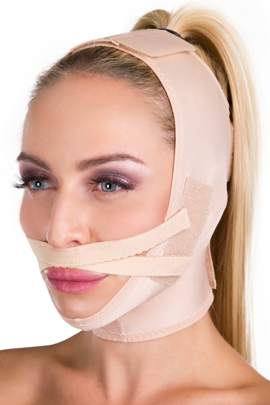 Compression facial garment FM lip lift  - Lipoelastic.com