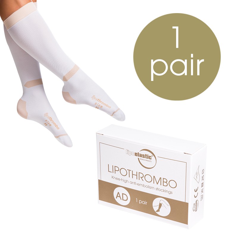 Anti-embolism compression stockings LIPOTHROMBO AD - Lipoelastic.com