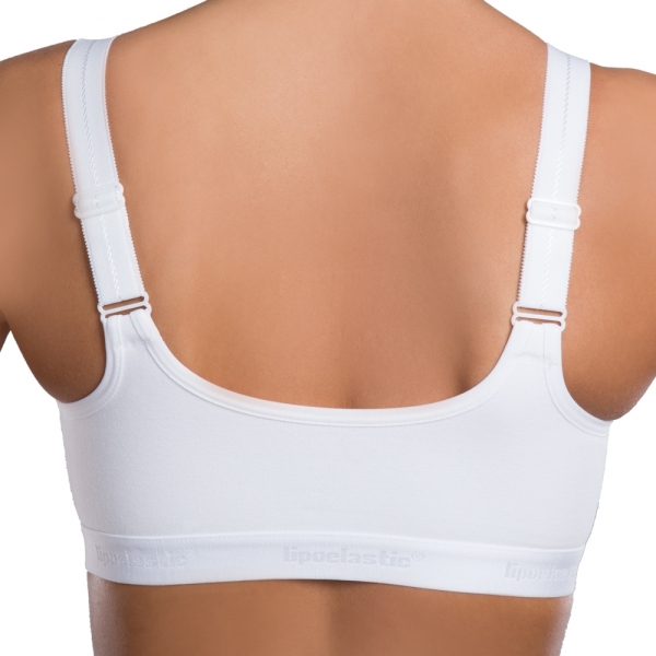 Post surgery cotton compression bra PI active - Lipoelastic.com